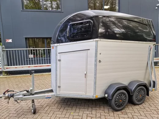 Bockmann Champion 2 paards aluminium trailer met zadelkamer